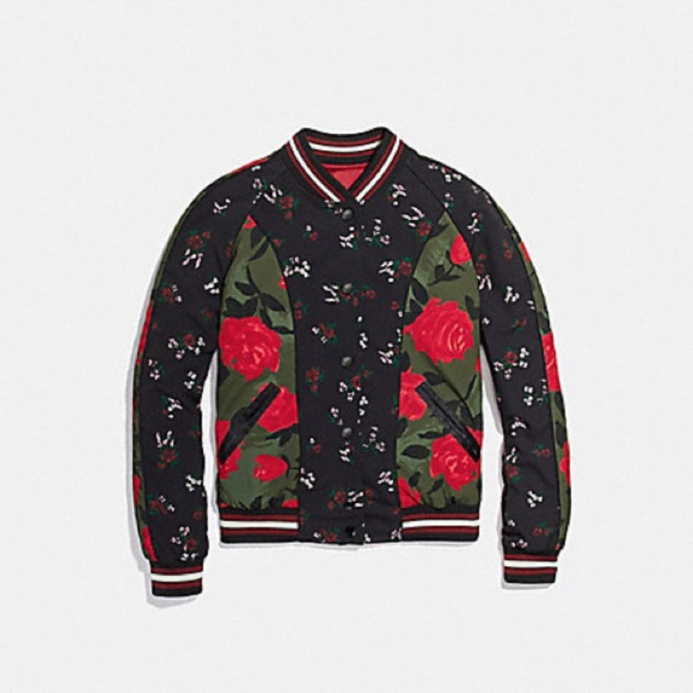 Coach Reversible Rare Floral Jacket